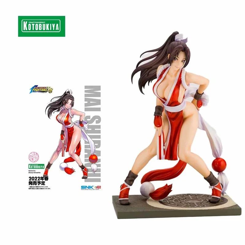 

Stock Original Kotobukiya BISHOUJO STATUE Shiranui Mai THE KING OF FIGHTERS '98 DREAM MATCH NEVER ENDS Model Art Collection