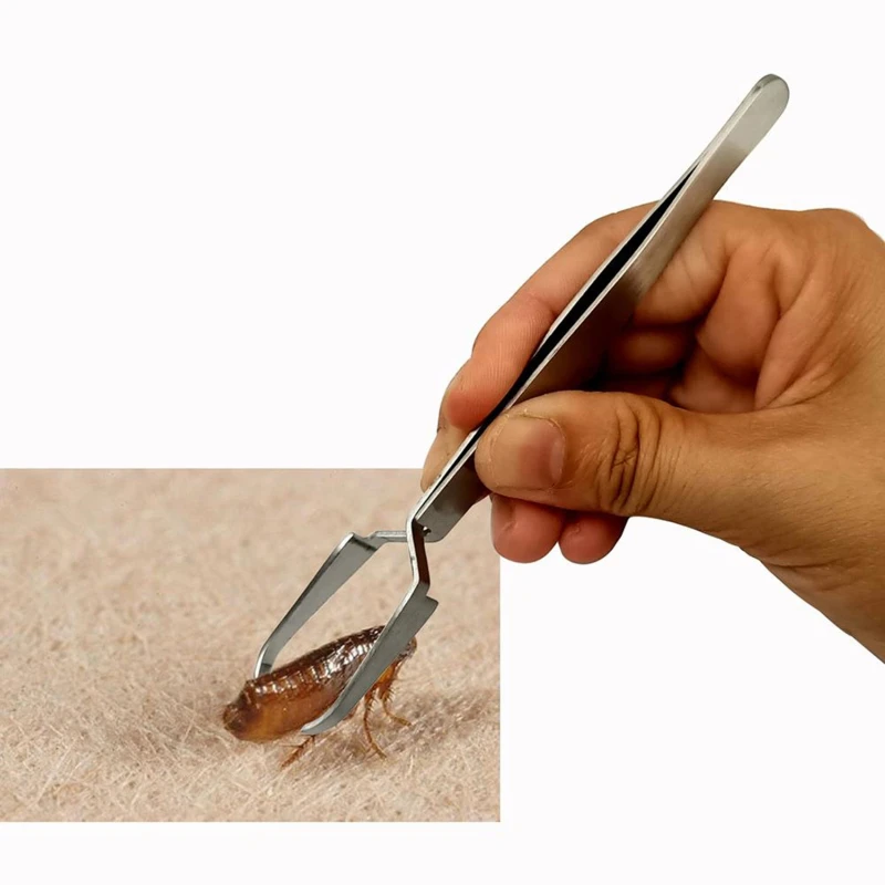 

Pet Flea Remover Stainless Steel Tick Removal Tool Flea Treatment Tweezers Hook Professional Tool for Cat Dog Grooming Supplies