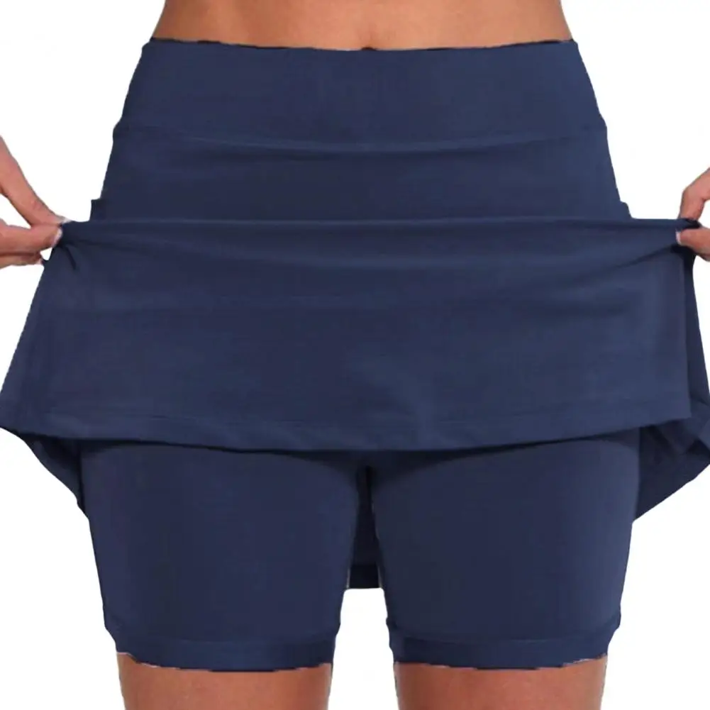 

Women Shorts Casual Elastic Loose Hem Mid Waist Pants Skirt Jogging Clothes Women Shorts Mid Waist Pants Skirt Jogging Clothes