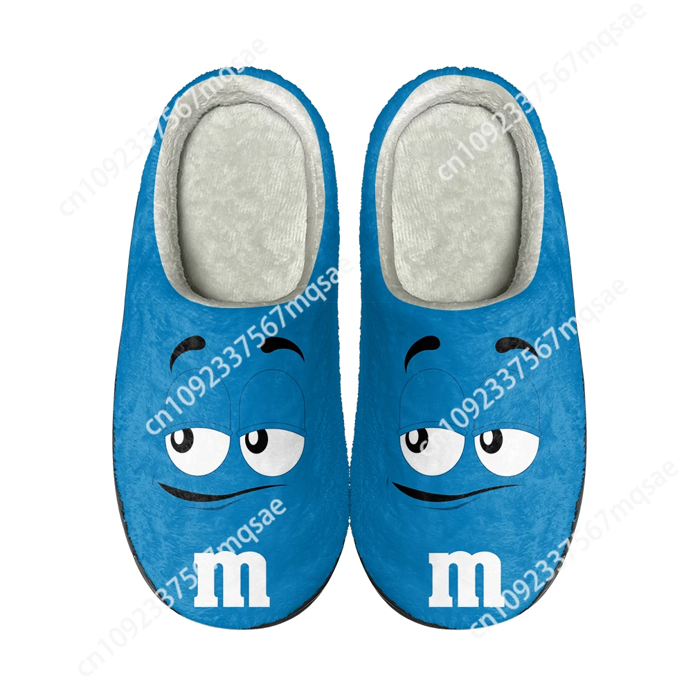 M Шоколад графика домашние хлопковые тапочки на заказ Мужские Женские сандалии