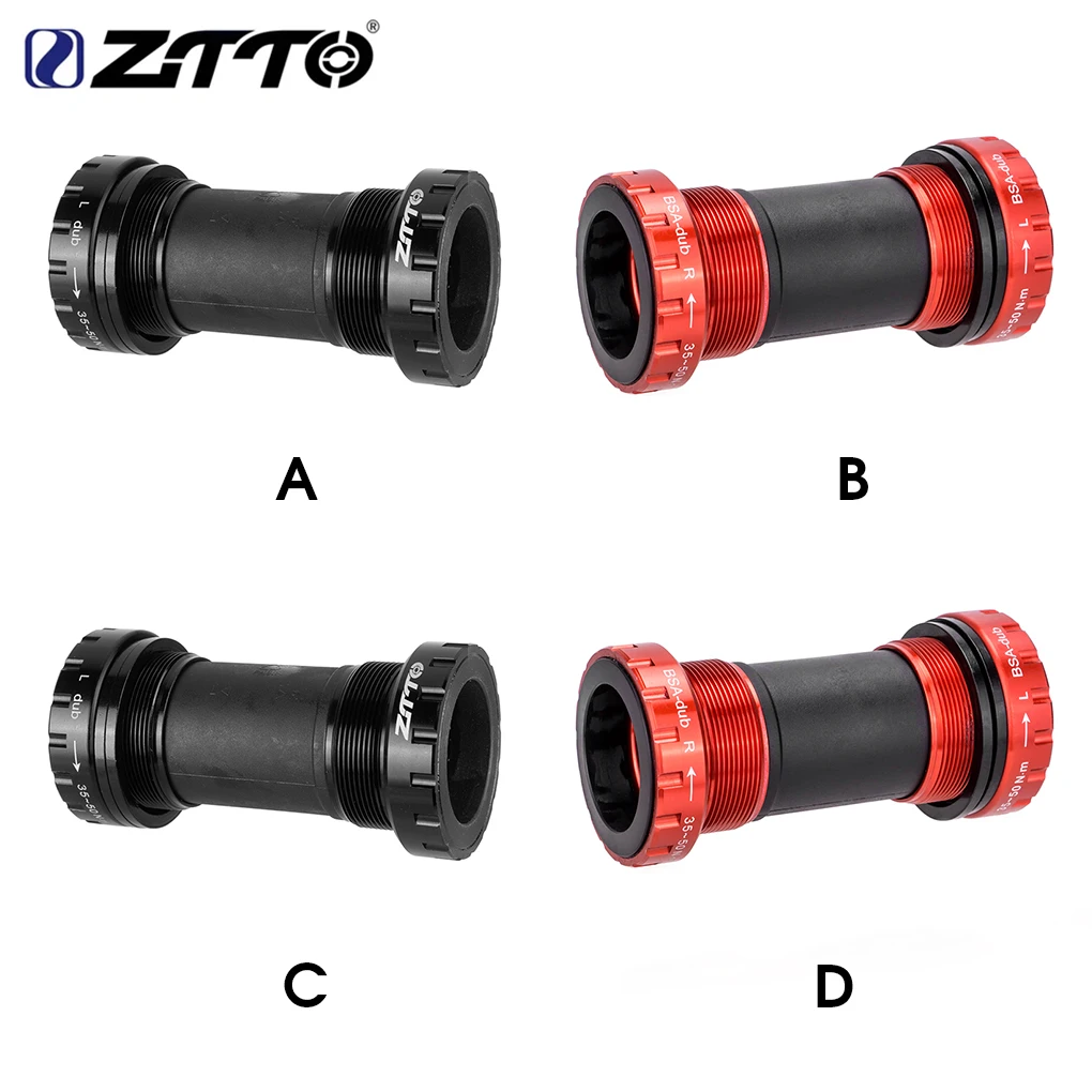 

ZTTO Spline Axis Premium Material CNC Bottom Bracket Handy Installation Wear-resistance Bike Accessory BB91 Type 1