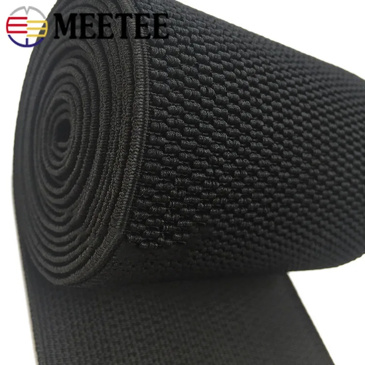 2/5Meter Meetee 2,5-10cm Häkeln Elastische Band Bund Gummi Gurtband DIY Kleidung Bekleidungs Skrit