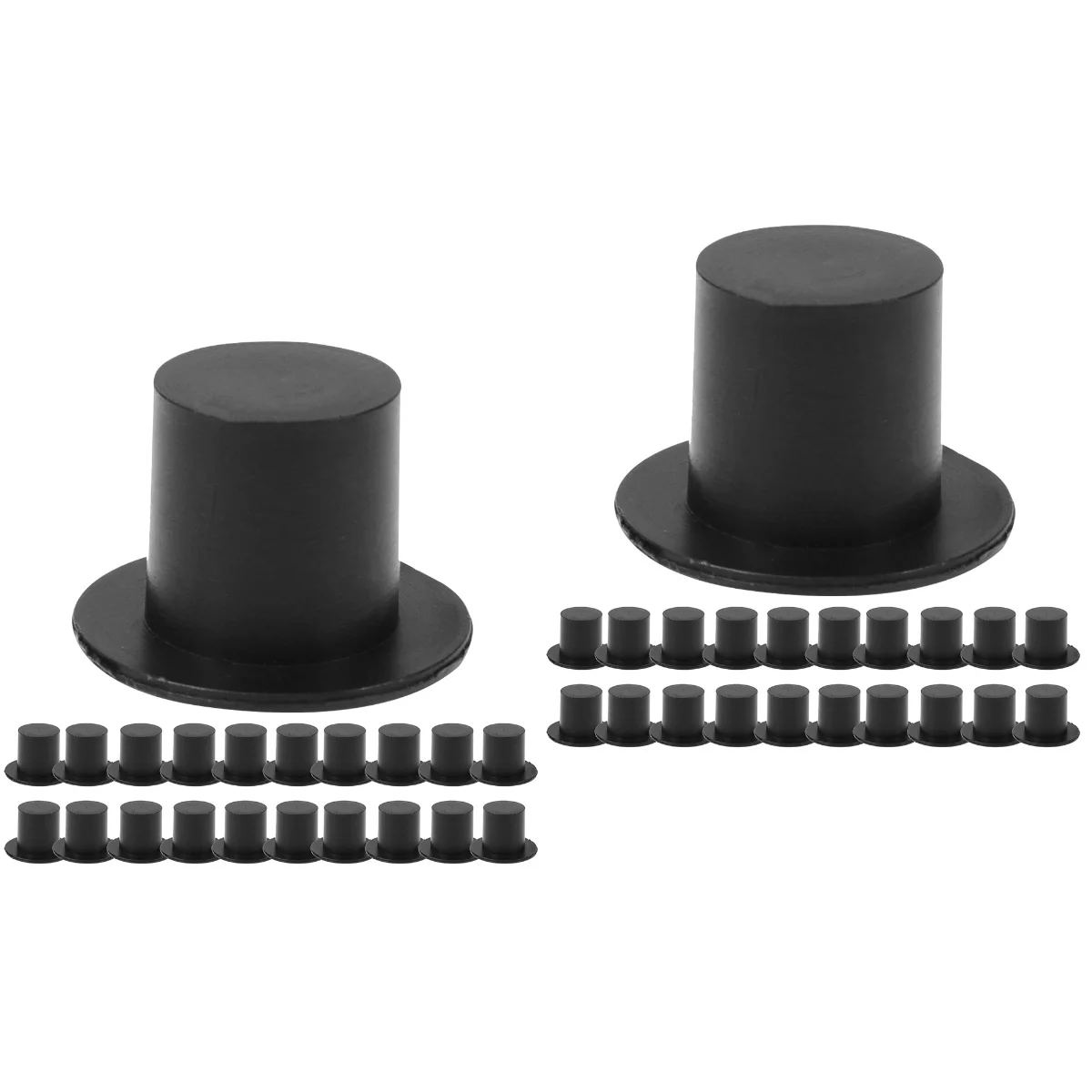 

Hats Minihat Snowmansmall Crafts Party Miniature Decorative Tiny Winedelicate Lovely Decor Black Topper Magician Resistant Wear