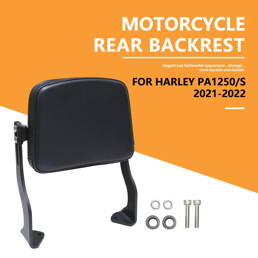 

for HARLEY Pan America 1250 2021 2022 Accessories PA1250 Motorcycle Passenger Seat Rear Backrest Cushion Sissy Bar Luggage Rack