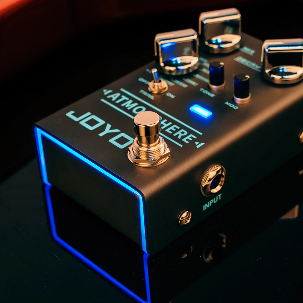 

JOYO R-14 Atmospheres Reverb Pedal Multi-mode Reverb Effect Pedal with 9 Effects True Bypass Versatile Reverb Pedal