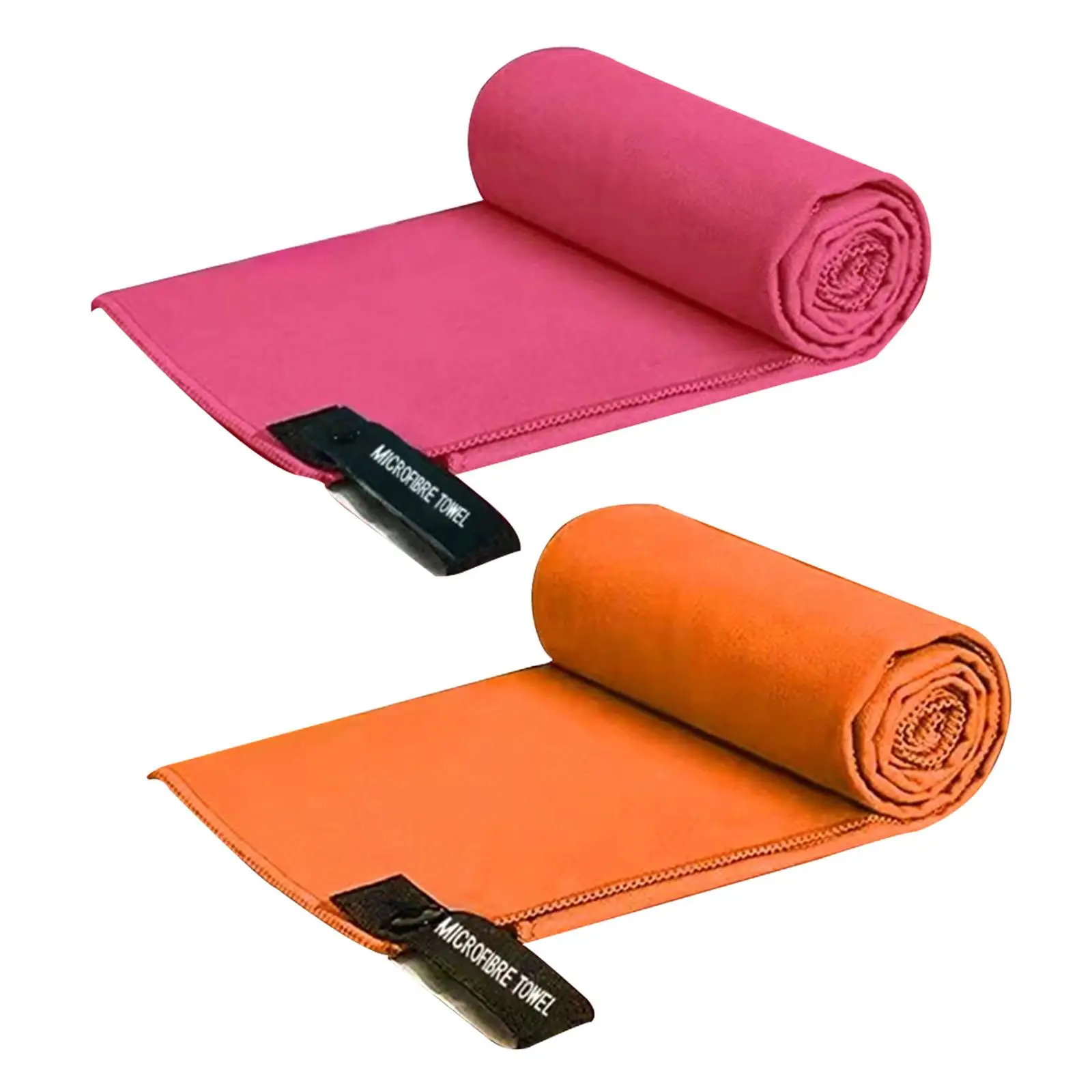 

2pcs pieces Travel Towel Comfortable Portable Beach Water Absorbing Towel