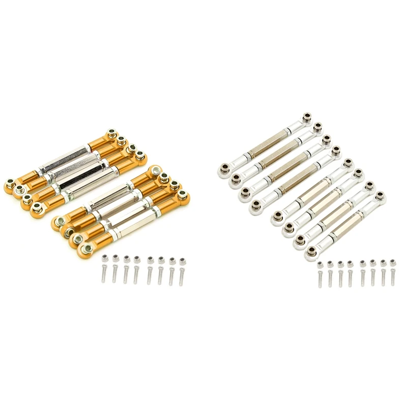 

for WPL C14 C24 B24 B14 MN D90 D91 MN-90 MN-91 RC Car Upgrade Parts Metal Pull Rod Tie Rod