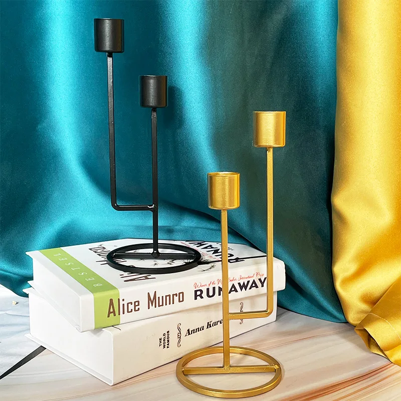 

Wedding Decoration Candle Holder Wedding Centerpieces for Tables Portavelas Candlestick Room Decor Décoration Table Mariages
