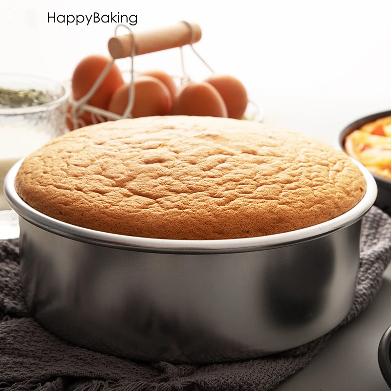 

Cake Baking Mold Large Round Pans Aluminium Alloy DIY Bakeware Tool