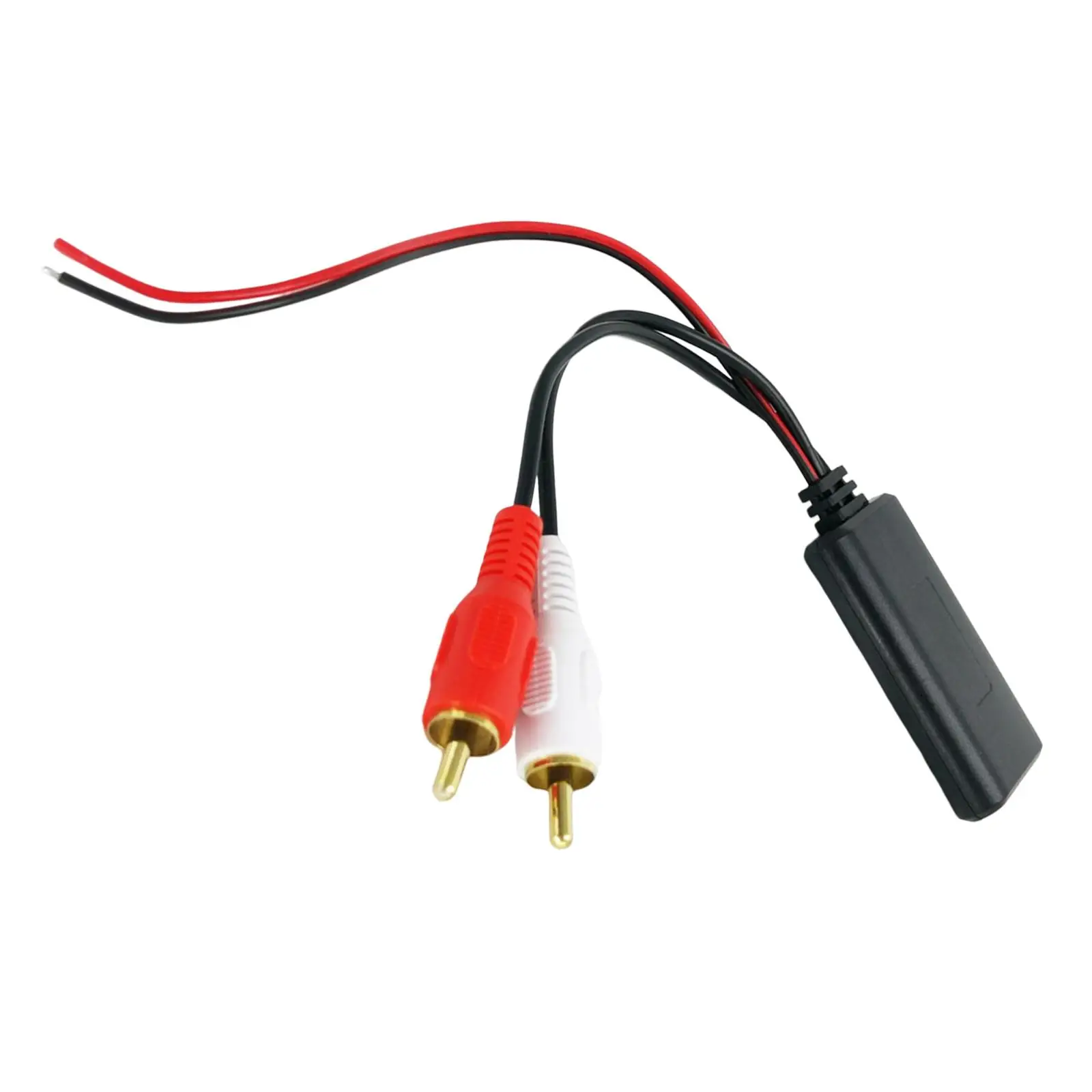 

car Cable Adapter with 2 Interface Stereo Audio Cable 12V for Vehicle Replacement Parts Repair Parts Accs