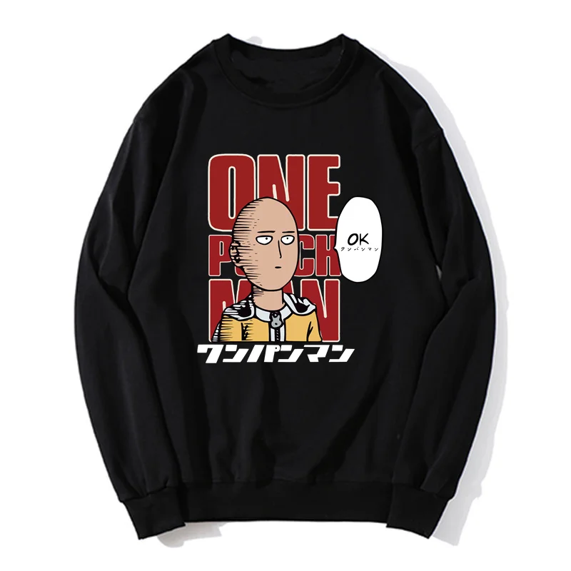 

Funny One Punch Man Hoodie Men's Strongest Hero Saitama Sensei Hoodies Anime Oversized Sweater Unisex Sweatshirt