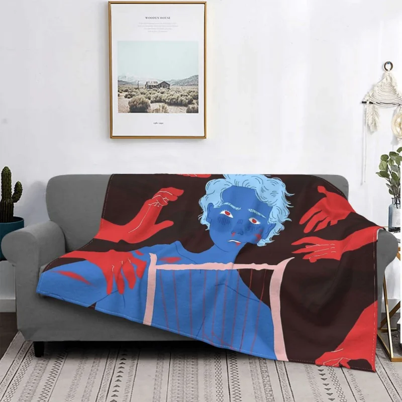 

Ancient Greek Mythology Blanket Flannel All Season The Death Orpheus Breathable Thin Throw Blankets For Sofa Couch Bedspread