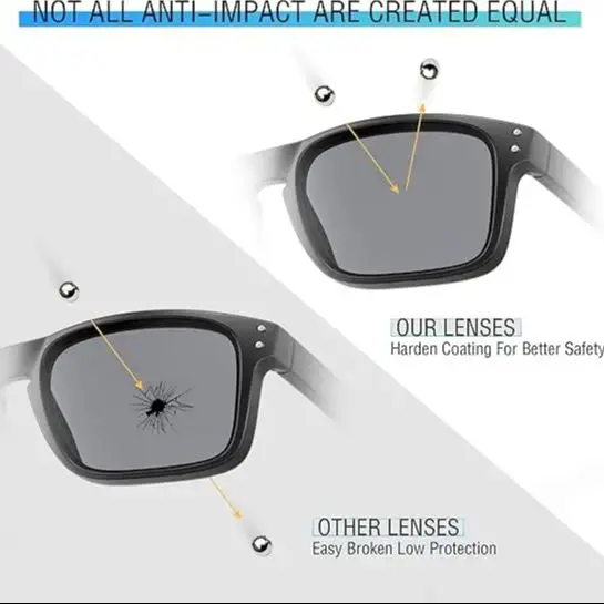 Фото Сменные линзы MYCOURAG, совместимые с солнцезащитными очками Ray Ban Clubmaster Oversized RB4175, 57 мм, защита UV400 №5