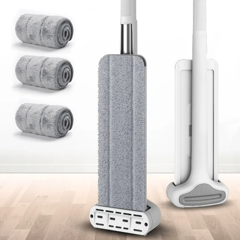 

Плоская Швабра из микрофибры 140 см, плоская Швабра из нержавеющей стали 2/4, Швабра для ленивых, для влажной и сухой уборки с 2 сторон