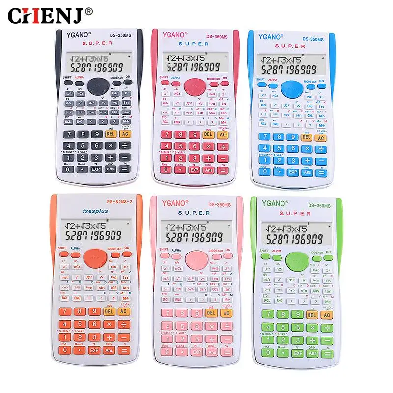 

School Engineering Scientific Calculator Students Stationary Calculating Tools Exam Creative Color Calculator School Office Use