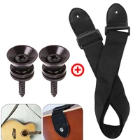 guitar strap leather head guitar strap lock end pin adjustable shoulder strap for classical guitar electric guitar bass ukulele
