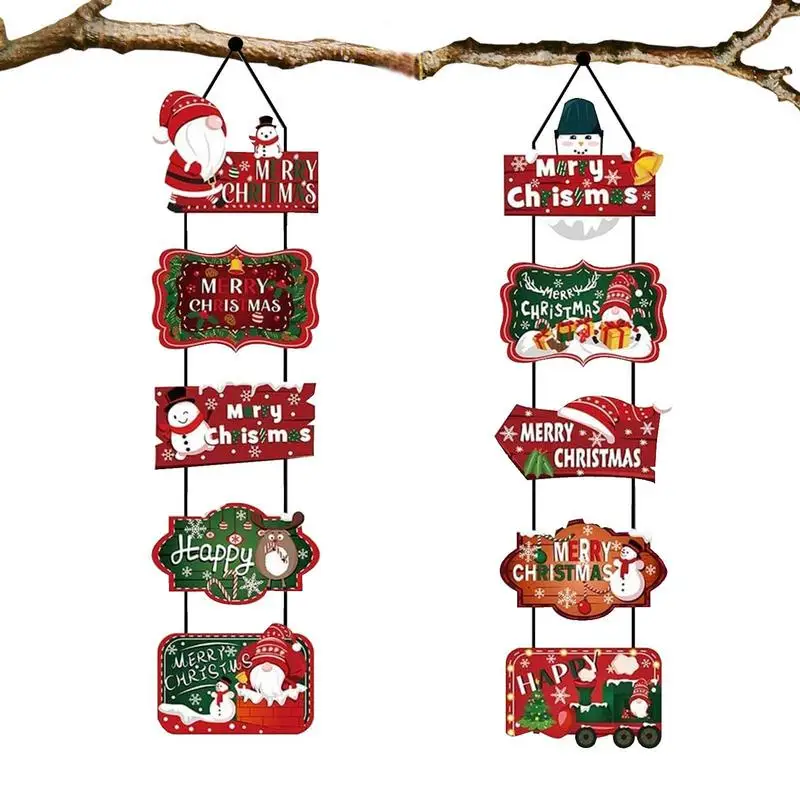 

Christmas Welcome Sign Cute Door Couplet Banner Easy To Hang Festival Supplies Front Porch Party Decor For Offices Stores
