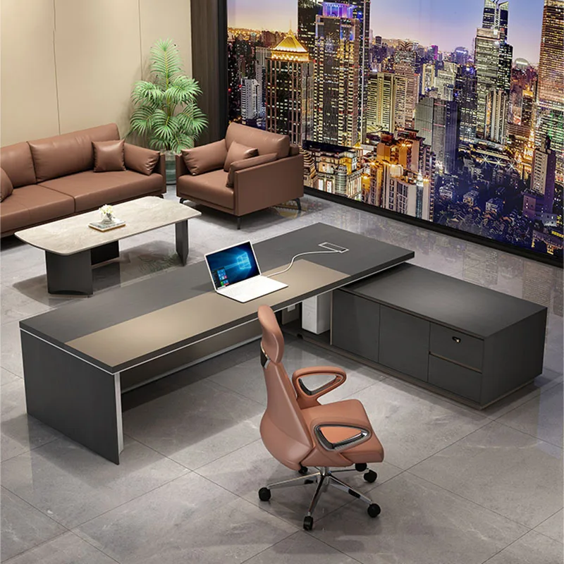 Роскошная современная офисная Рабочая станция настольный компьютер L-образной