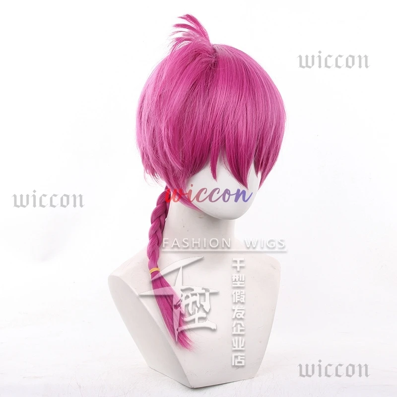 Новый аниме Ранма 1/2 Косплей Парик Черно-красные короткие волосы Хэллоуин