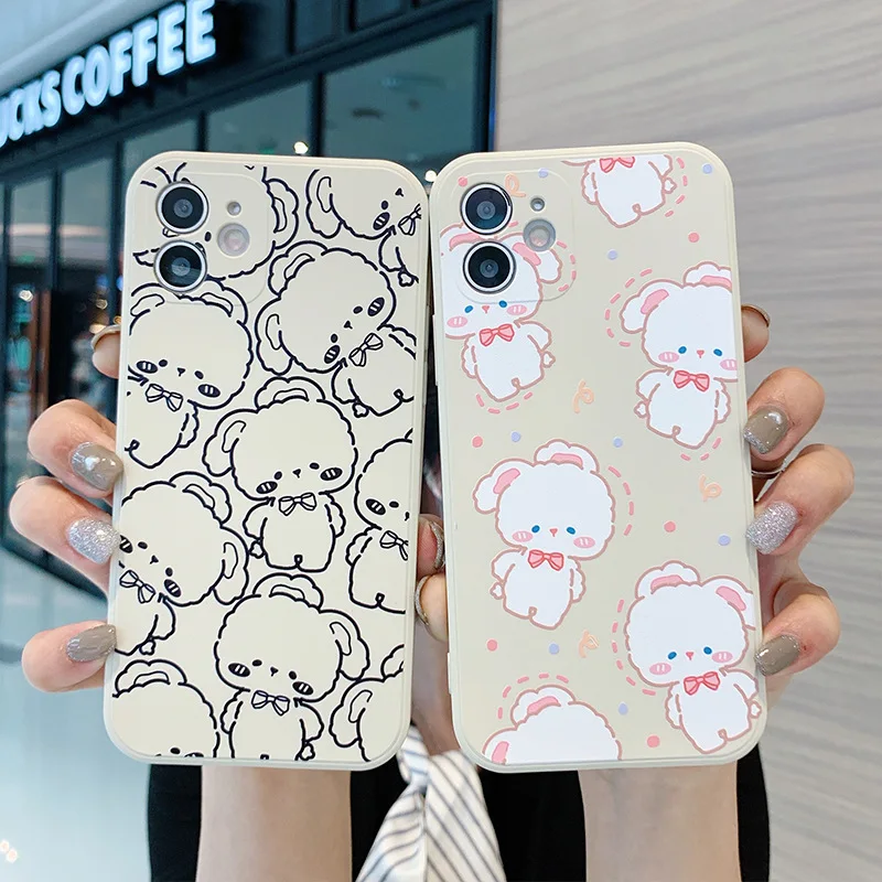 

TFINE Cute cover Suitable for iPhone 13Promax Phone Case Iphone12 Line Cartoon 11promax 14 Max Protective Case soft case
