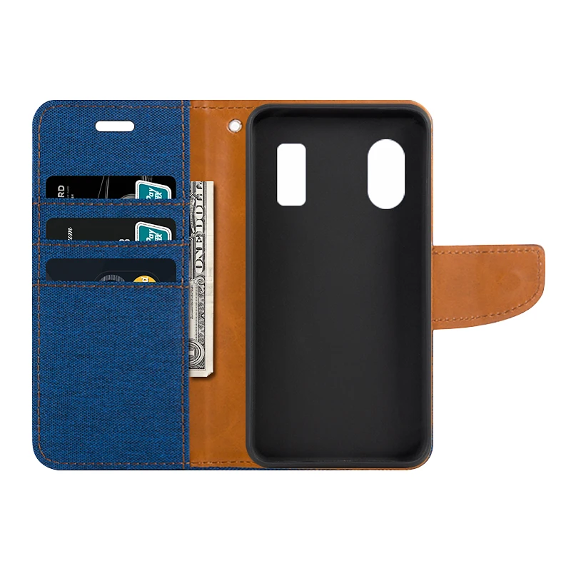 Чехол-книжка из искусственной кожи для Kyocera KY-41C деловой чехол держатель карт