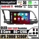 Автомагнитола 2 Din на Android 11 для Hyundai Elantra 6, 2015, 2016, 2017, 2018, видеоплеер Multimidia, GPS-навигатор, Раздельный экран