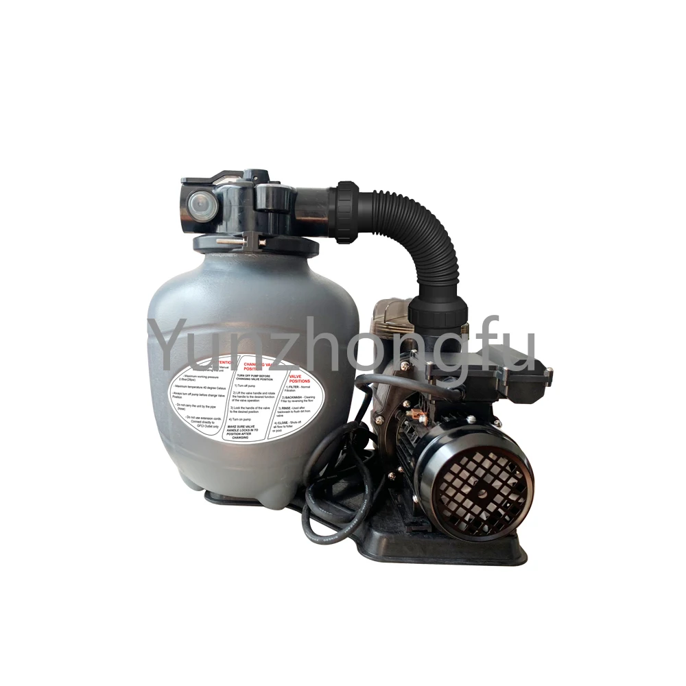 

9.8"/250mm Swimming Pool Sand Filter Filtration Combo System with Pump 0.18KW-024HP