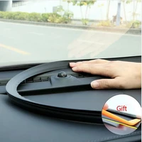 car rubber sound seal strip 1 6m u type dashboard insulation auto windshield edges gap sealing strips cars interior accessories