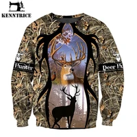 kenntrice mens deer 3d pullover hoodies streetwear stylish casual hip hop for man trend baggy designer wide sweatshirts