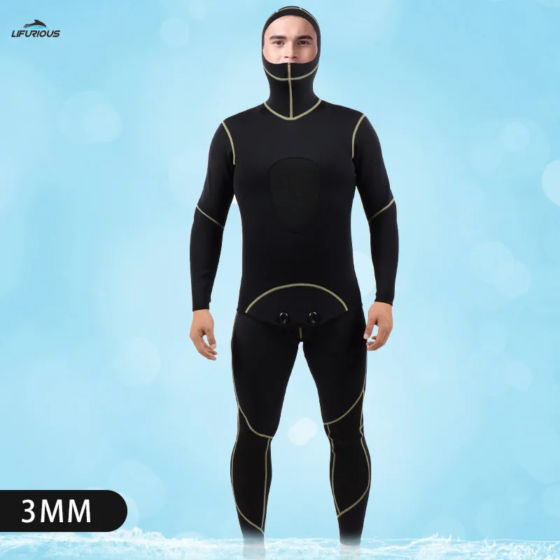 3MM Neoprene Scuba Underwater Fishing Keep Warm Kayaking Diving Suit For Men Surf Spearfishing Snorkeling Swim Wet Suit Clothes