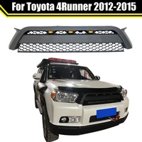car accessories facelift front bumper mesh trims cover mask grill racing grills with led grille fit for toyota 4runner 2012 2015