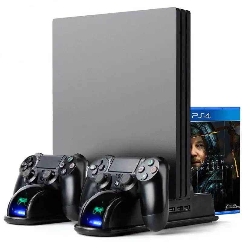 Новинка PS4 Slim Pro двойной контроллер зарядное устройство консоль вертикальная