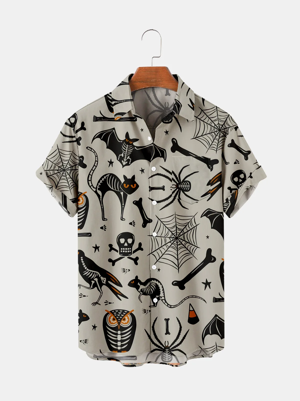 

2022 New Halloween Cross 4 Series 3D Digital Printing Shirt Men's Loose Short-sleeved T-shirt