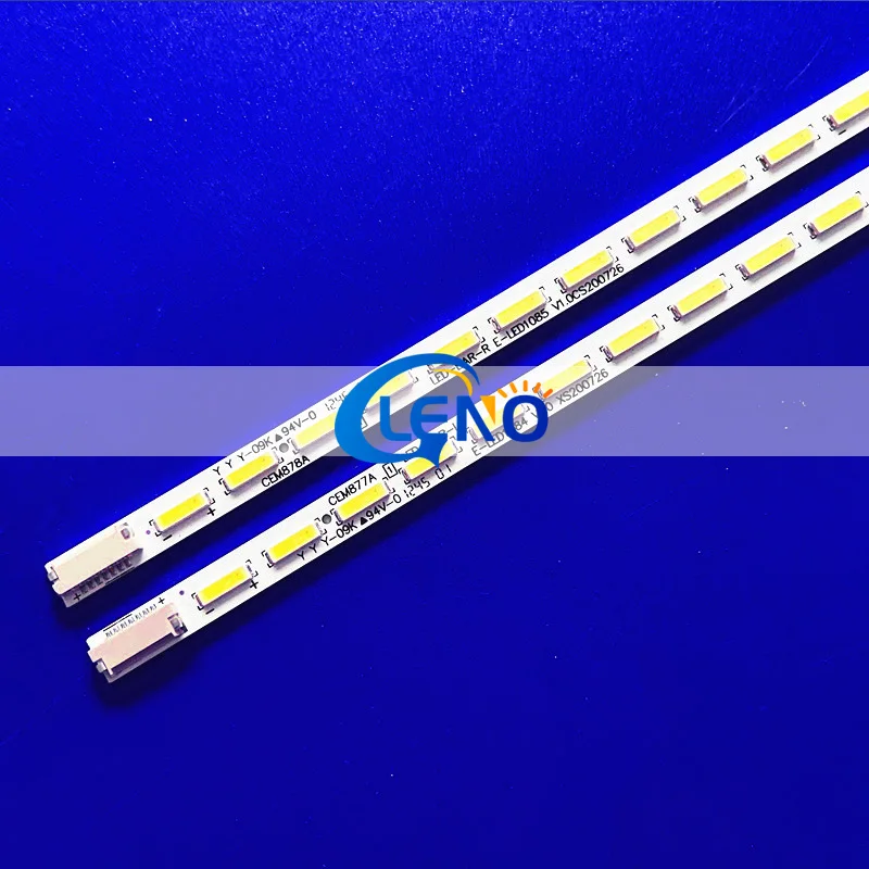 

1SET-2PCS 437mm LED Backlight strip 44 leds (3V) LED-BAR_L LED-BAR_LR For Sharp 39'' TV CEM877A CEM878A LC39LE440M