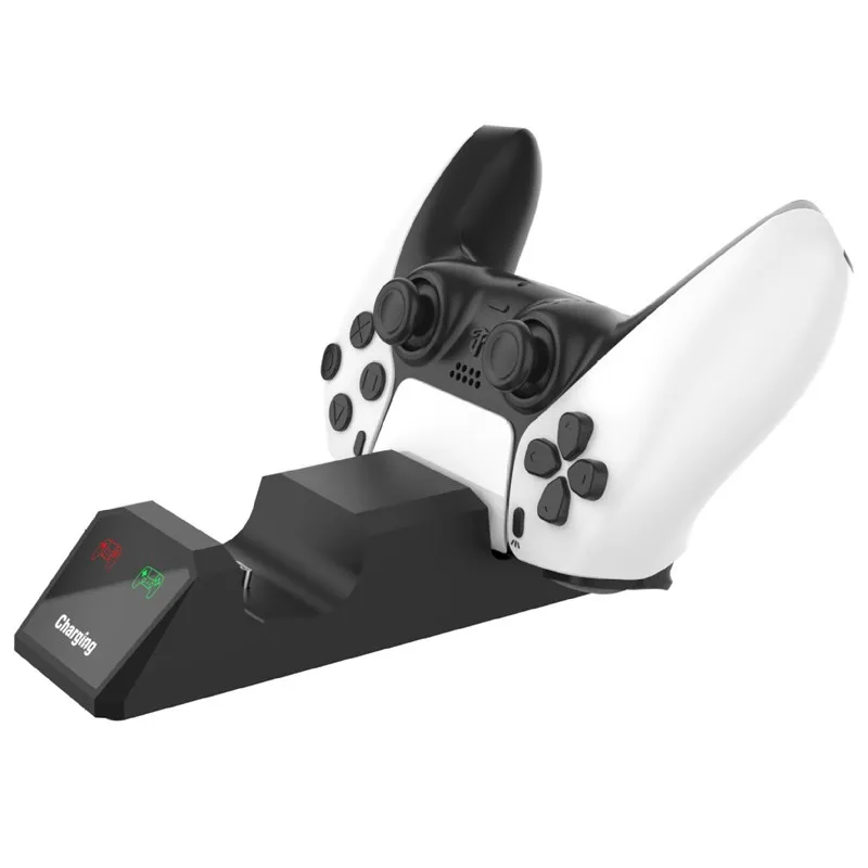 

Dual Fast Charger For PS5 Gamepad Controller Charging Station Stand For PS5 Joystick For PS5 Accessories