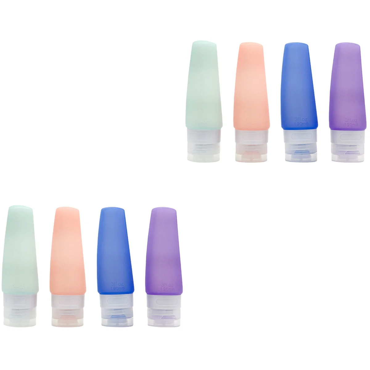 

8 шт., силиконовые бутылки для лосьона