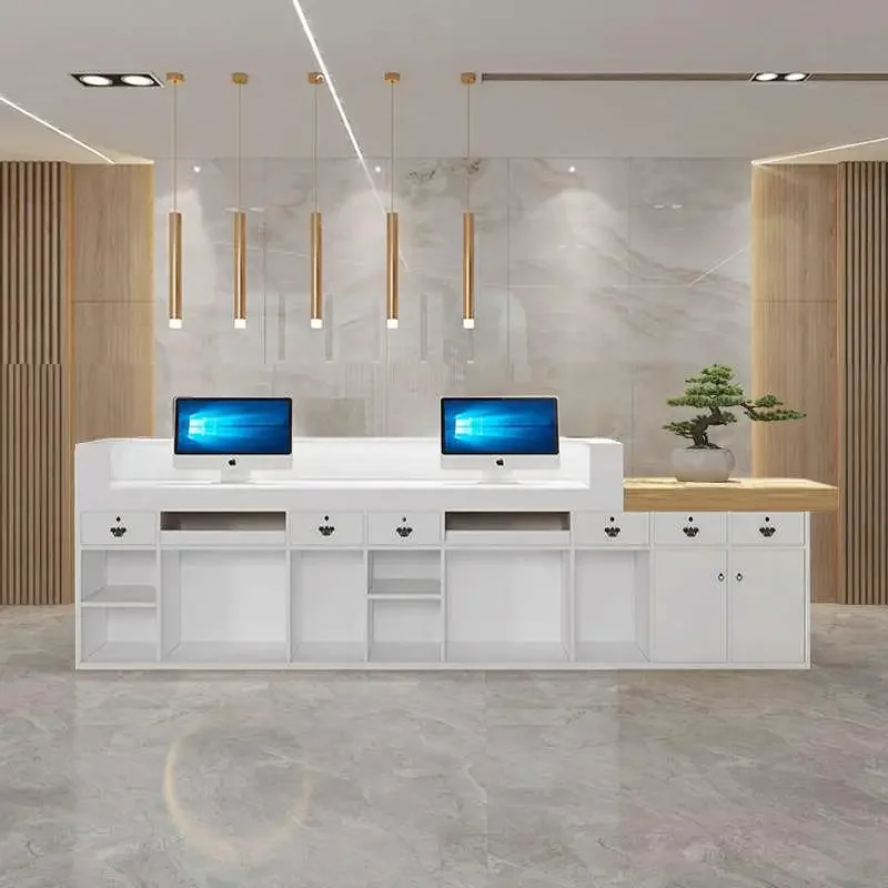 Администратор приемника салон парикмахерской стойка регистрации касса магазина