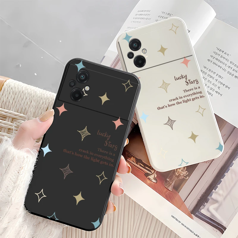 Чехол для Xiaomi Poco F6 F4 F5 F3 Pro Painting Dream Colorful Stars Pattern Силиконовый мягкий противоударный