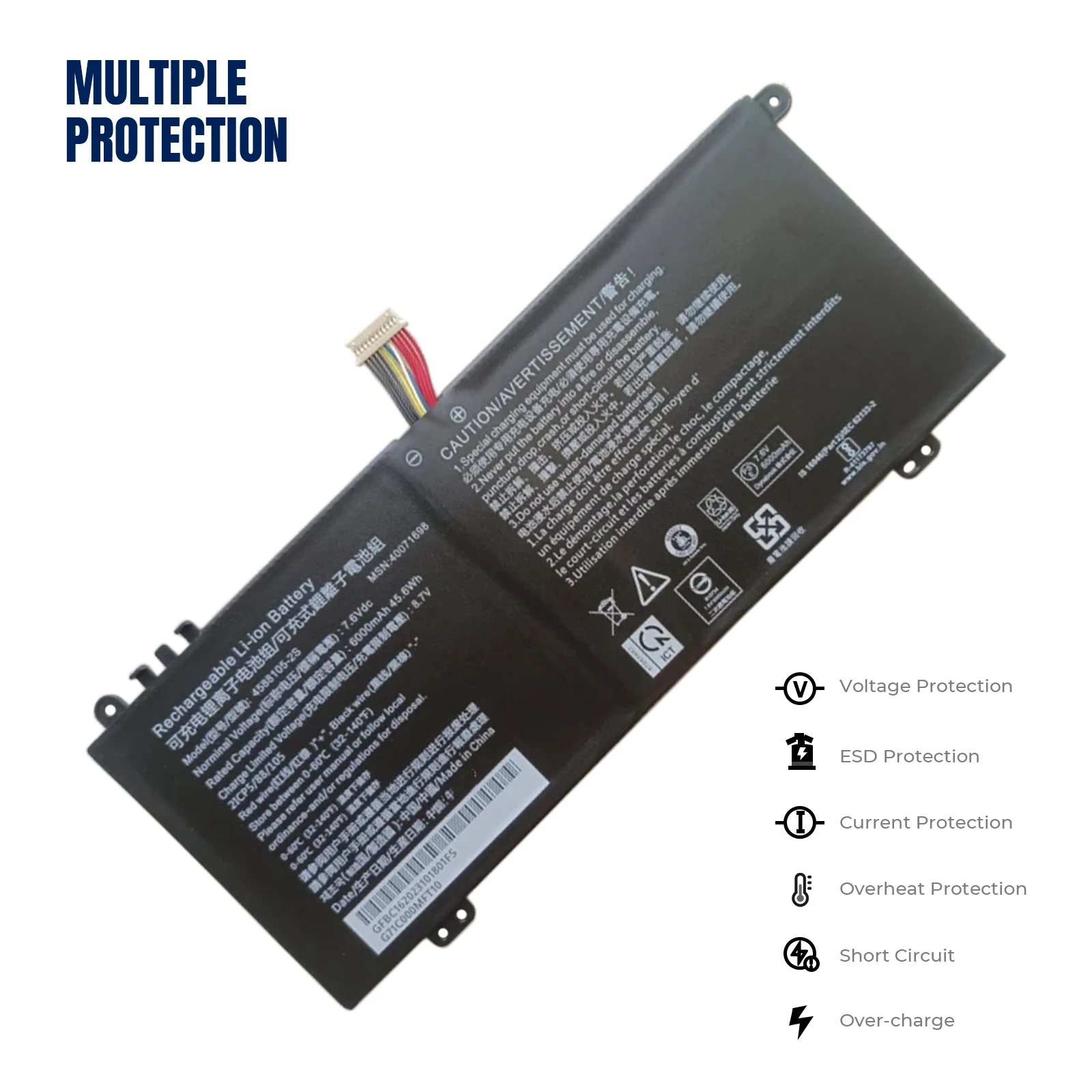 YOOFAN Batería Para Medion Akoya E15403 4588105 -2S для Dynabook Satellite Pro C50-E-105 C50D-B-10D C50D-B-10E