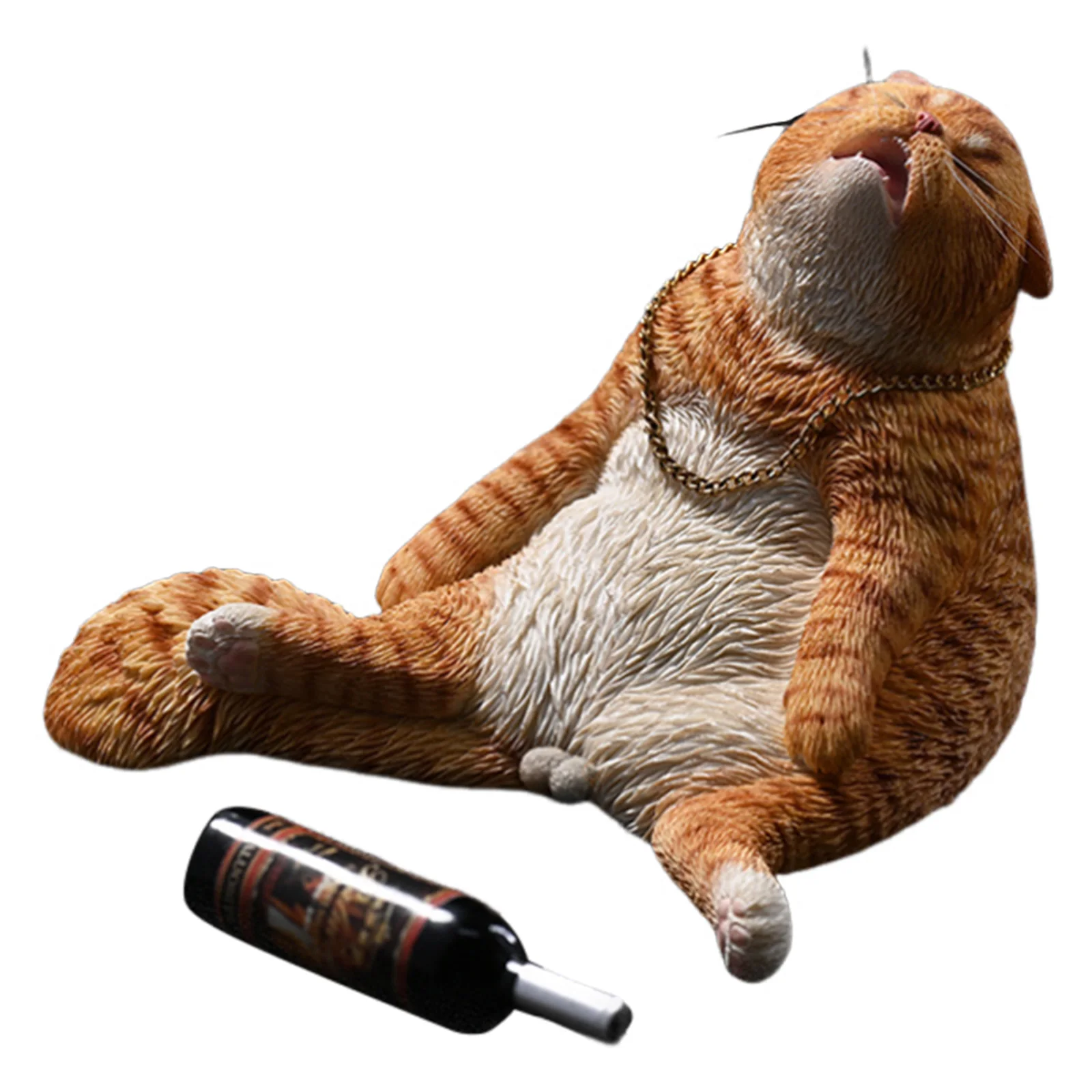 

Фигурки пьяных кошек из смолы