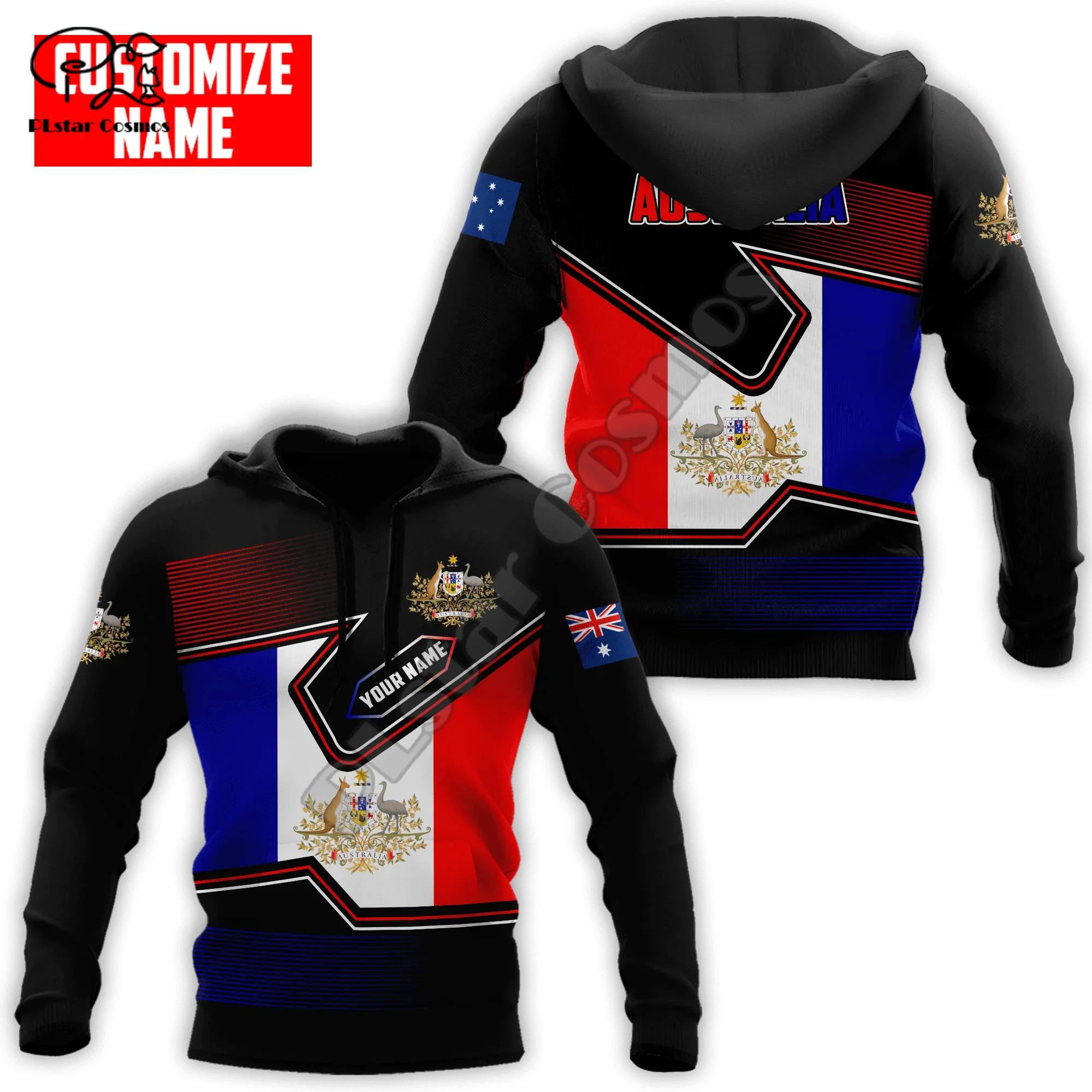 

Спортивный костюм в стиле ретро с татуировками, повседневная забавная толстовка с капюшоном в стиле Харадзюку, с рисунком аборигена, Австра...