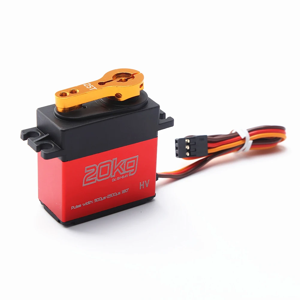 

Servo Digital Servo 20KG Digital Servo For RC Truck High Speed High Torque Large New Servo 20KG Waterproof New