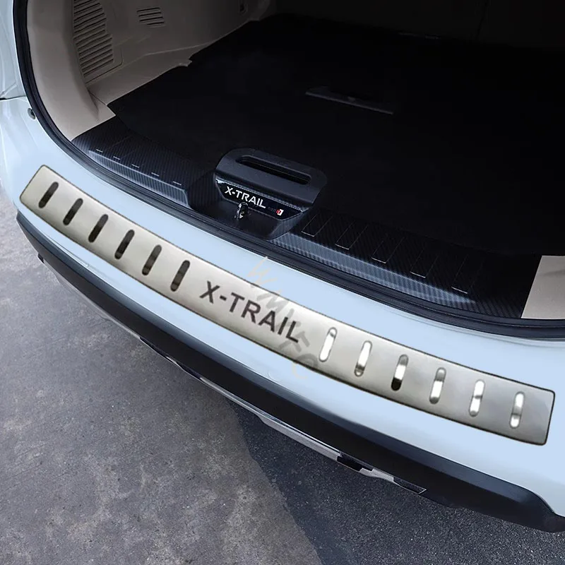 

Подходит для Nissan X-Trail T33 2021-2023 2025, защита заднего порога автомобиля, бампер, защита заднего багажника, Стайлинг, автомобильные аксессуары