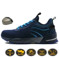 Fashion Light Sneakers Men Safety Shoes Non-slip Insulated Power Work Shoes Luxury Designer Indestructible Protective Boots