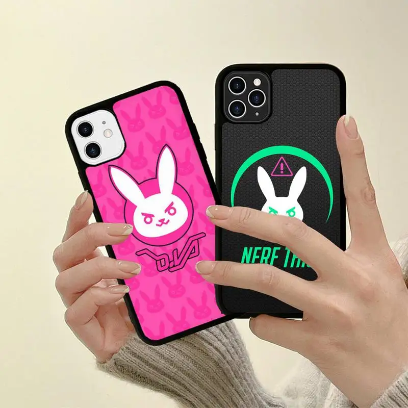 

Overwatch Ow Game Phone Case Silicone PC+TPU Case for iPhone 11 12 13 Pro Max 8 7 6 Plus X SE XR Hard Fundas