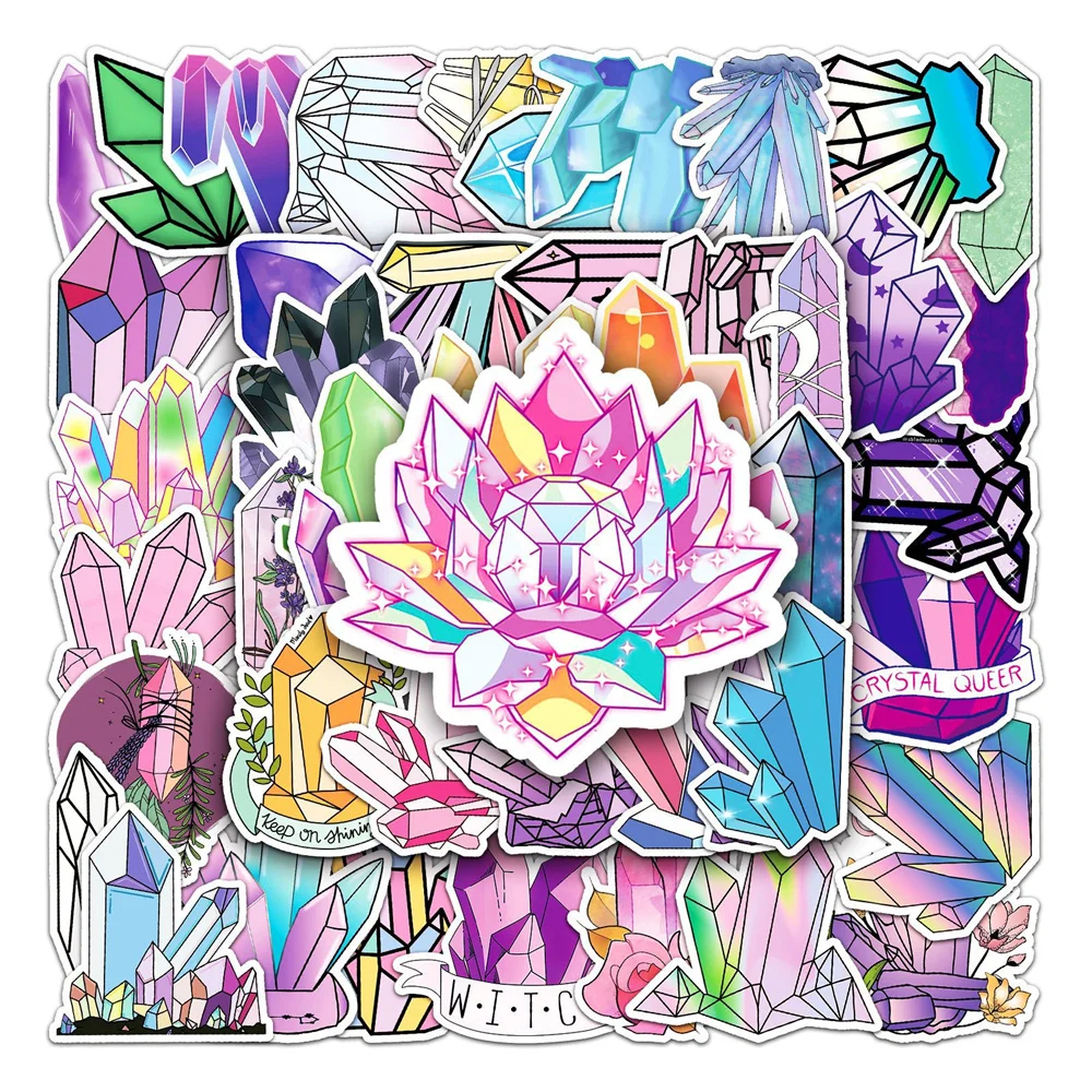 

10/30/50PCS Cartoon Cute Crystal Romantic Creative Graffiti Sticker Bike Skateboard Car Helmet Laptop Computer Wholesale