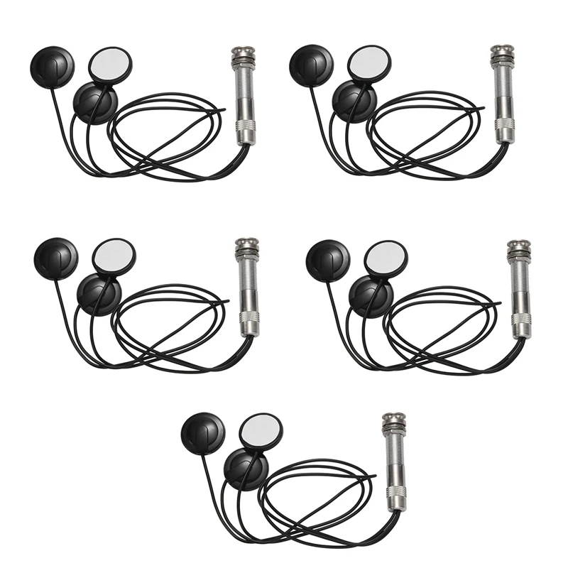 

5X Universal Pickup Piezo 3 Transducer 6.35Mm For Acoustic Guitar Ukulele Mandolin
