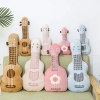 70cm ukulele guitar pillow stuffed plush musical instrument toy birthday gift for kids present for boy music club gift cushion