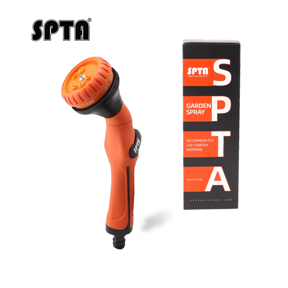 Фото SPTA Ручной многофункциональный пистолет-распылитель для полива Автомойка Распылитель высокого давления Садовый распылитель Распылитель для орошения №1