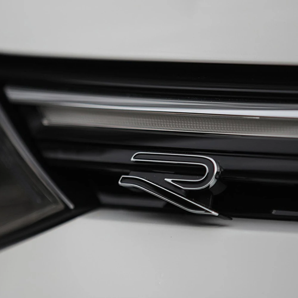 3D автомобильная передняя решетка багажника эмблема R логотип значок наклейки для